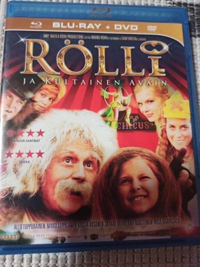 Rölli ja kultainen avain - blu-ray+dvd