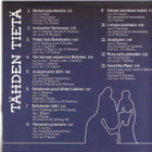 cd, MMV: Tähden tietä [sekakuoro- / hengelliset laulut] - pikkukuva 4