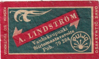 A. Lindström , Vanhakaupunki , Puijo   b588
