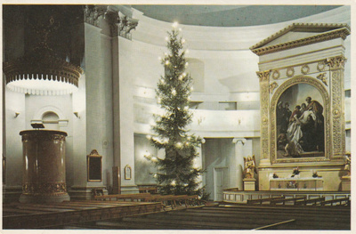 KIRKKOKORTTI - HELSINKI - TUOMIOKIRKKO - SISÄKUVA - 8/1