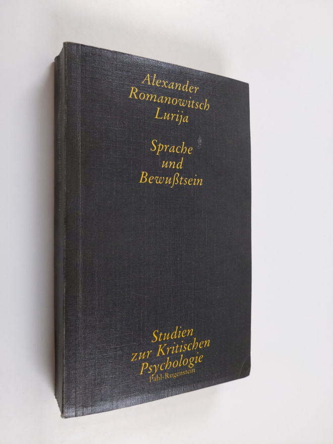 A. R. Lurija : Sprache und Bewusstsein