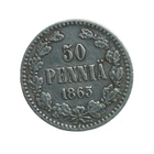 50 penniä 1865 - hopeaa - pikkukuva 1
