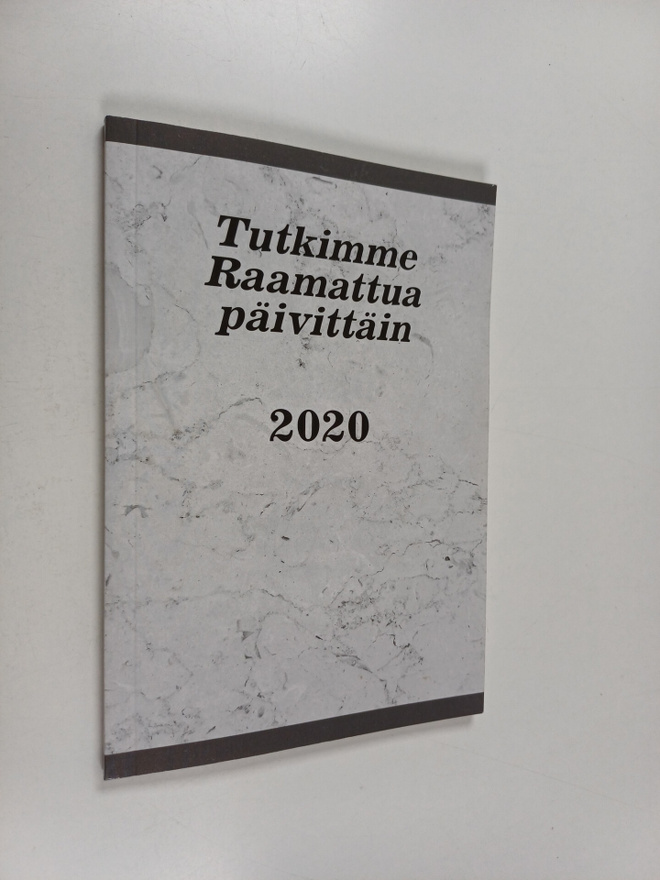 Tutkimme Raamattua päivittäin 2020