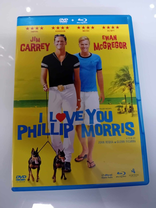 I love you Phillip Morris DVD+BLURAY