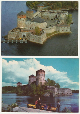 Savonlinna Olavinlinna 2 korttia 1974-83