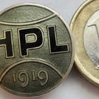 Merkki HPL 1919 Helsingin Pallonlyöjät Pesapallo Hopeaa 1928 - pikkukuva 1