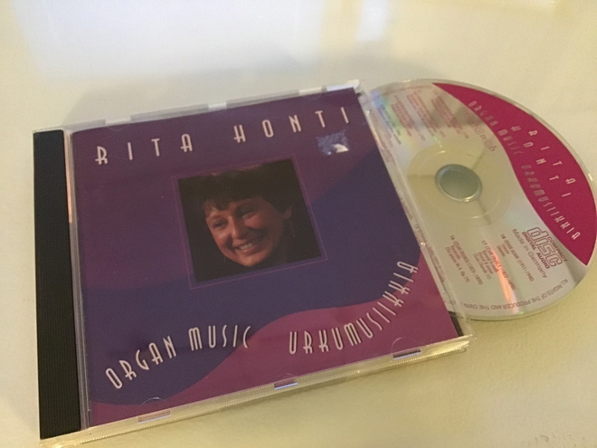 Rita Honti . Organ music urkumusiikkia CD
