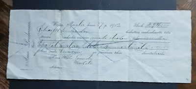 Lindeman , Vaasa , Vekseli v. 1912