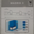 Seinävalaisin Madrid 3, 3lmp (bru-ste,bath, MarkSlöjd, uusi) - pikkukuva 3