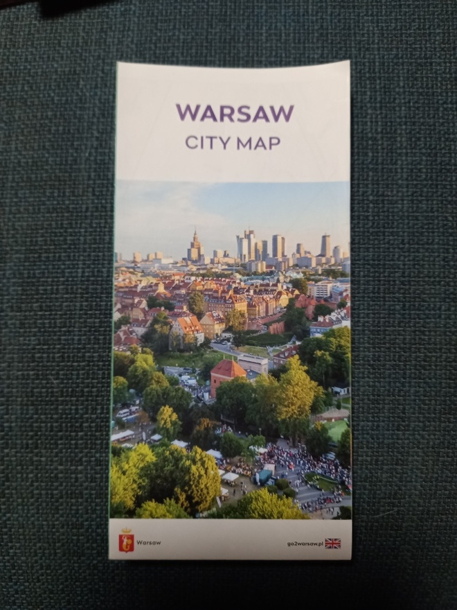 VARSOVA Puola KARTTA 2024