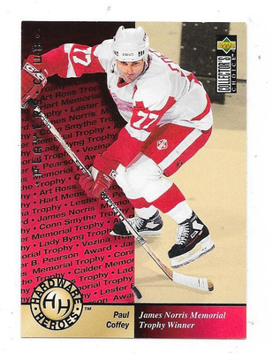 95-96 UD CC Plyaers Club Paraller #390 Paul Coffey , Detroit