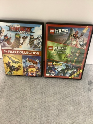 2 X  LEGO MOVIE FILM COLLECTION (6 ELOKUVAA)