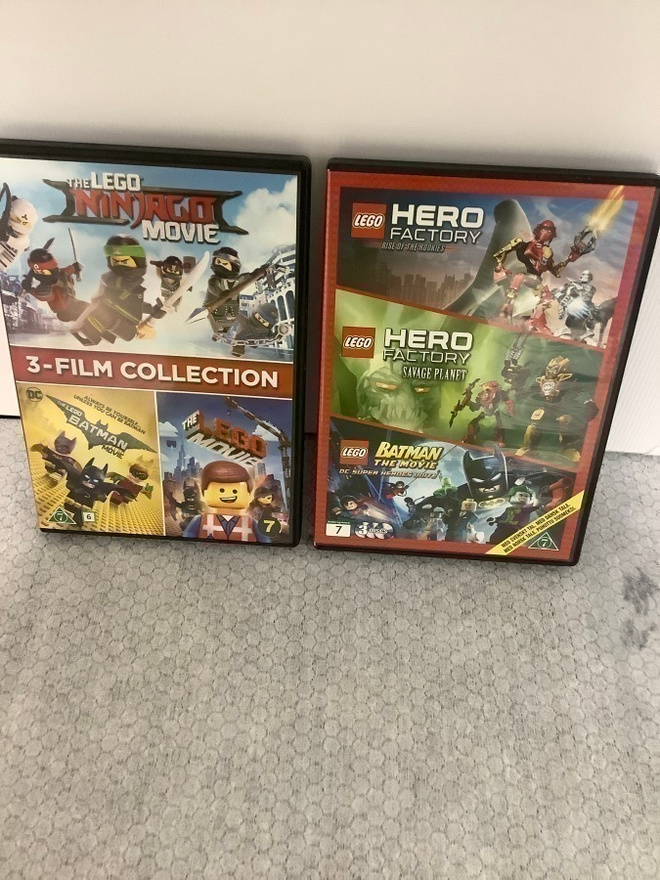 2 X  LEGO MOVIE FILM COLLECTION (6 ELOKUVAA)
