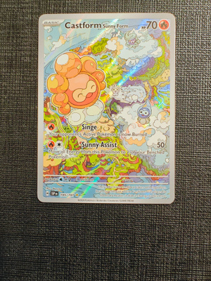Castform Sunny Form 195/191 Surgung Sparks Illustration Rare