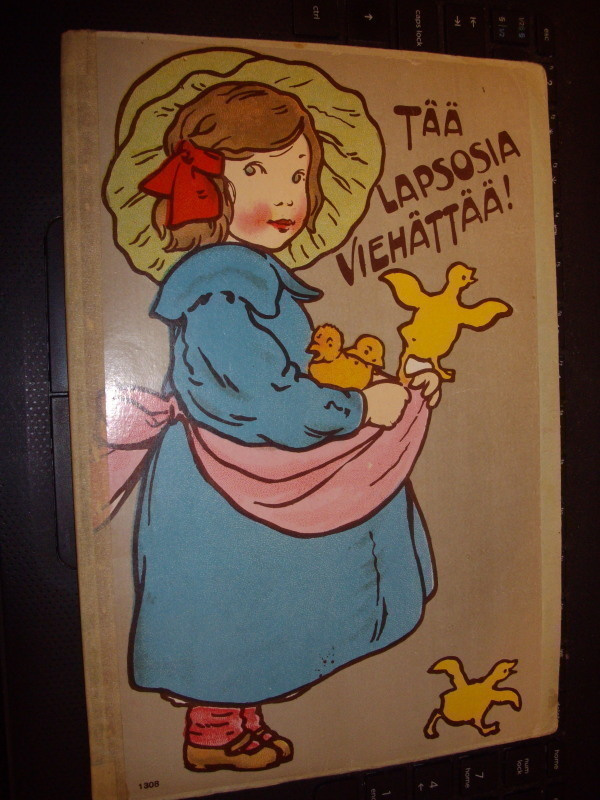 Vanha lastenkirja : Tää Lapsosia Viehättää  (1910-1920-luku)