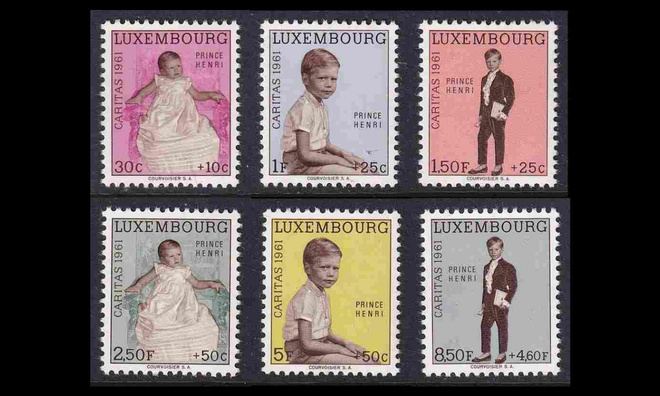 Luxemburg 649-54 ** Caritas (1961)