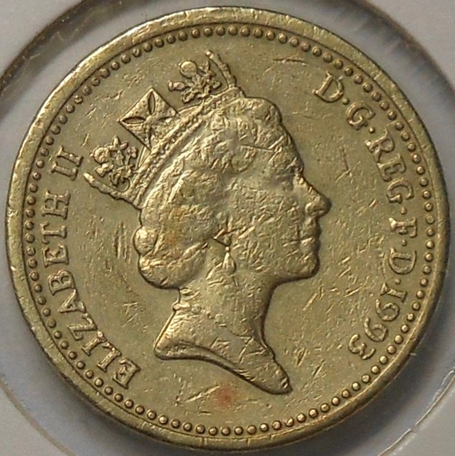 Britania. Pound 1993.