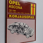 I. M. Coomber : Opel Ascona 1981-1988 korjausopas - pikkukuva 1