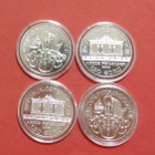 4 kpl 1 oz 999 Philharmoniker hopea rahaa (KD31) - pikkukuva 2