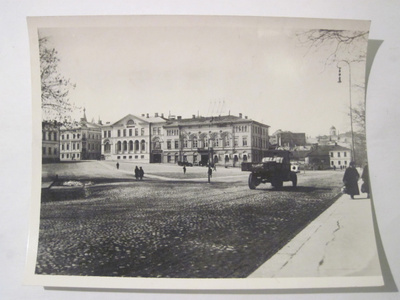 VANHA Postikortin Alkup. Valokuva Viipuri 1920-l