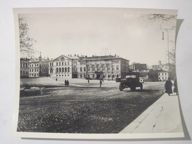 VANHA Postikortin Alkup. Valokuva Viipuri 1920-l