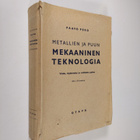 Paavo Pero : Metallien ja puun mekaaninen teknologia - pikkukuva 1