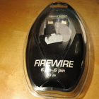 Biltema FireWire 6 pin uros - FireWire 6 pin uros - 3m - pikkukuva 1