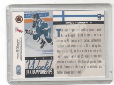 1995-96 UD Kimmo Timonen Electric ice