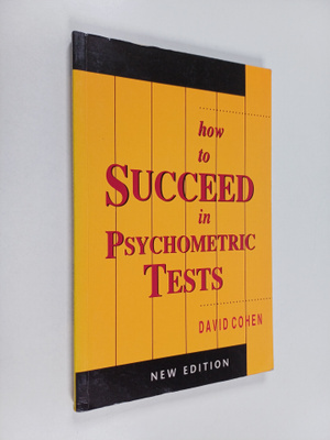 David Cohen : How to Succeed in Psychometric Tests