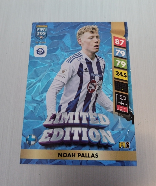 2025 Fiva 365 Panini Noah Pallas Limited Edition, HJK