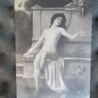neljä vintage pin-up postikorttia - 1900-luku alku - pikkukuva 5