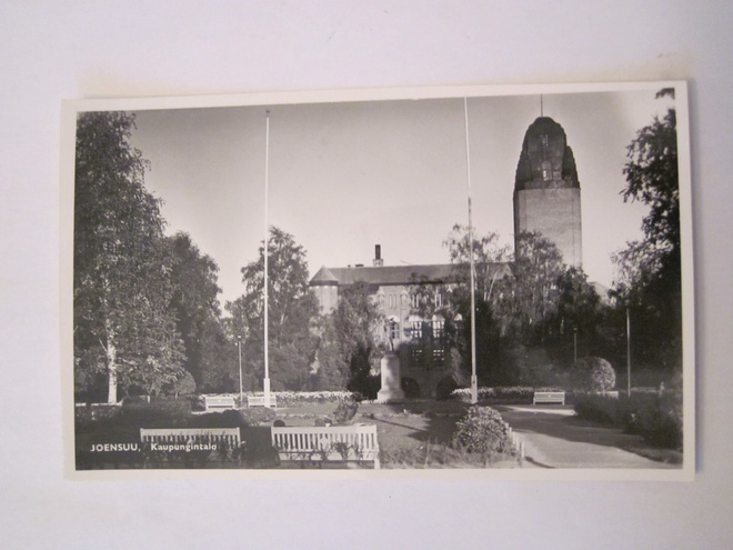 VANHA Postikortti Joensuu 1950-l Alkup.Mallikappale