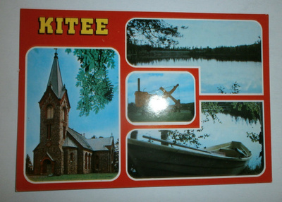 Kitee, monikuvakortti, p. 1992