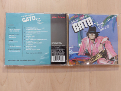 GATO BARBIERI  – PARA LOS AMIGOS orig. EU  1989 CD