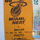 Virallinen Kortti Lappu Lehdistö NBA Koripallo Miami Dallas - pikkukuva 1