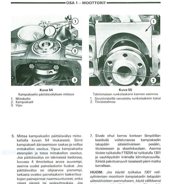 Ford  5610 6610 7610 7710 7910 8210  korjaamokäsikirja