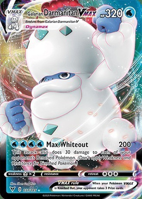 Galarian Darmanitan VMAX 037/185 - Vivid Voltage - NM/M