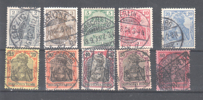 Saksa germania 1902 ilman vesileimaa.