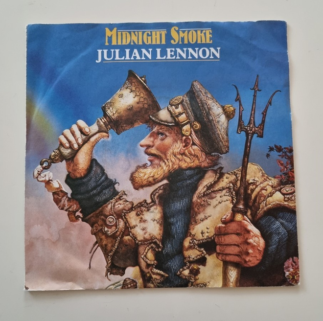 Julian Lennon Midnight Smoke 7" single