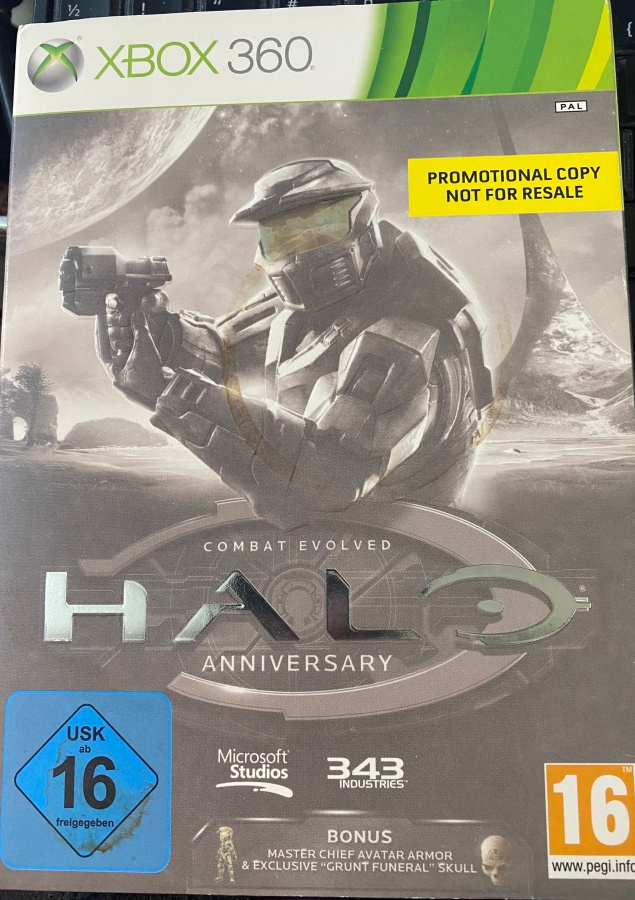 Halo: Combat Evolved Anniversary - promo pahvikansissa