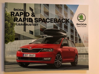 Myyntiesite - Skoda Rapid/Spaceback lisävarusteet  - 10/2017