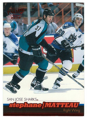 99-00 Pacific Red #376 Stephane Matteau
