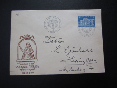 FDC 1956 Vaasa 350 vuotta