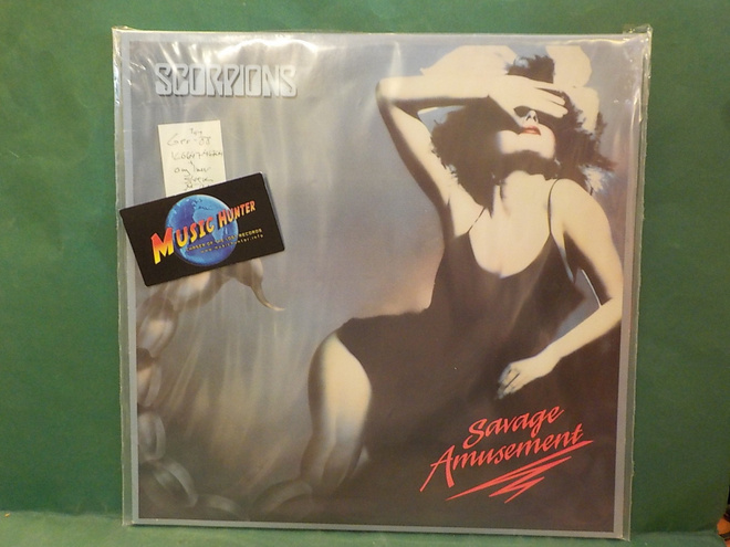 SCORPIONS - SAVAGE AMUSEMENT M-/M- GER 1ST PRESS LP