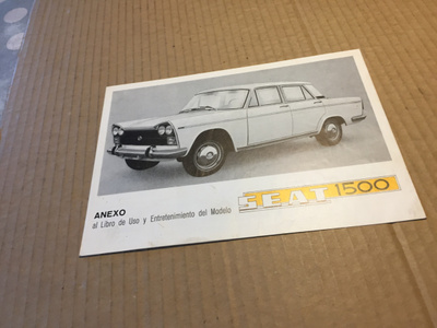 SEAT 1500 ESITE 60-LUKU HYVÄ