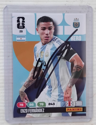 Enzo Fernandez Argentiina signed