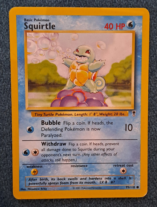 Squirtle legendary collection!