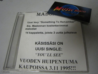 MADONNA  -YOU'LL SEE PROMO CDS