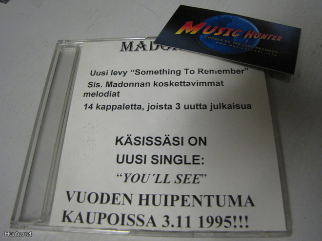 MADONNA  -YOU'LL SEE PROMO CDS