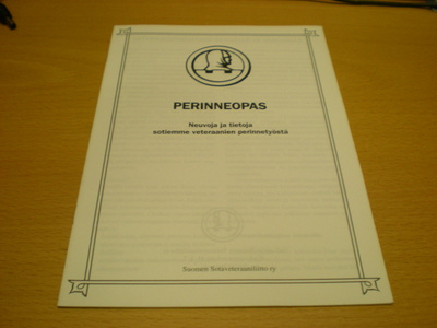 Perinneopas - Neuvoja ja tietoja sotiemme veteraanien perinn